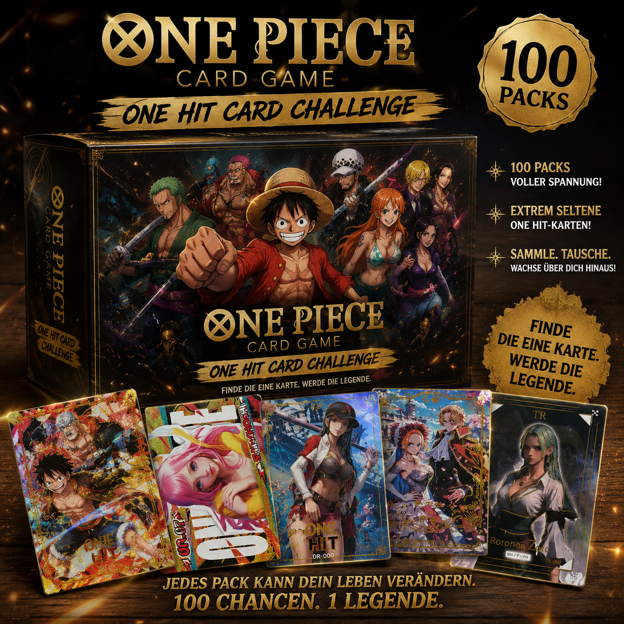 3x One Piece Hit Card Callenge